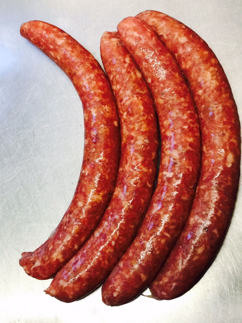 Grobe hausmacher Bratwurst - frisch - 4 Stück