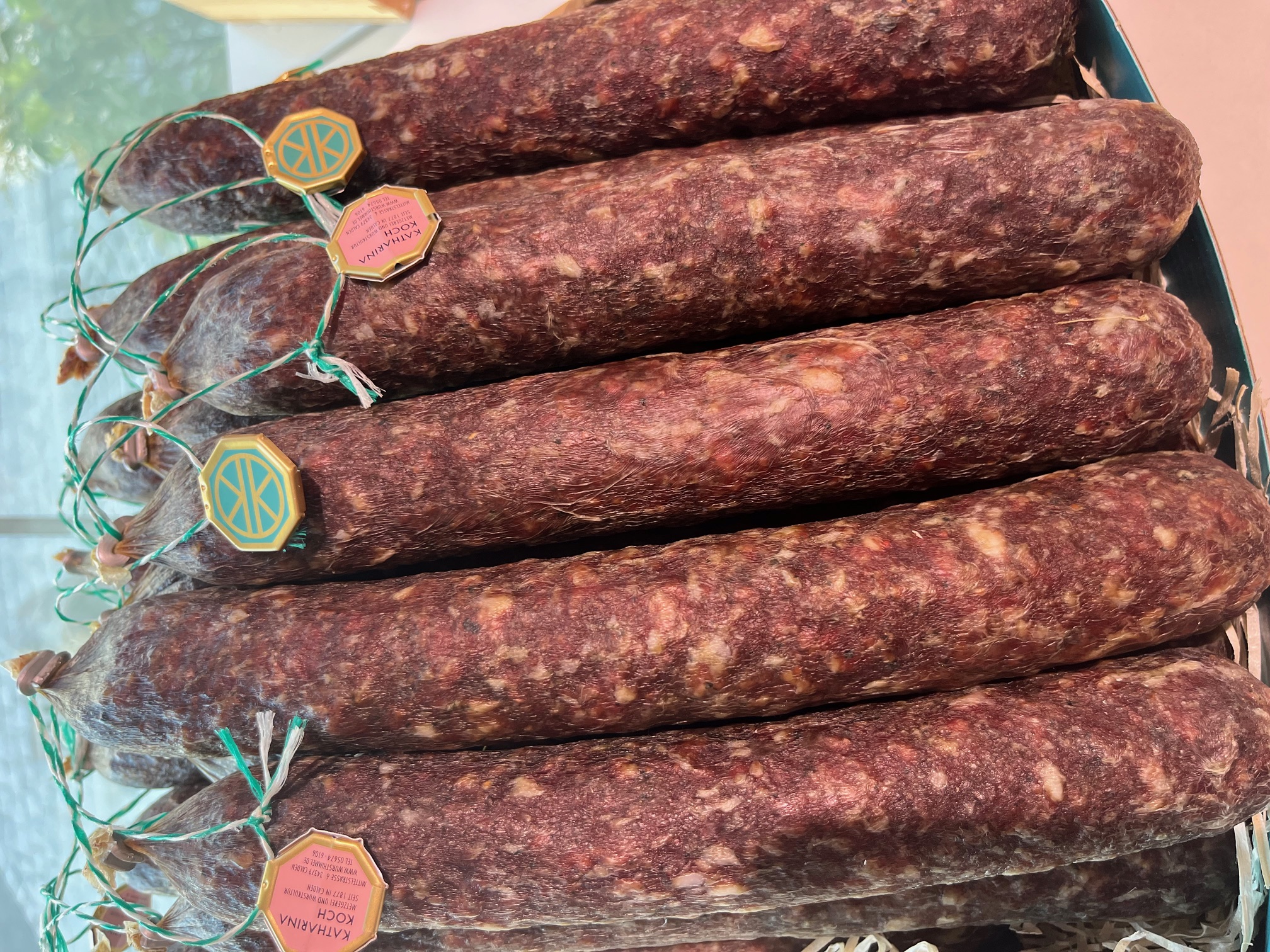 Bärlauch-Stracke - Ahle Wurst naturgereift mit Wild-Knoblauch