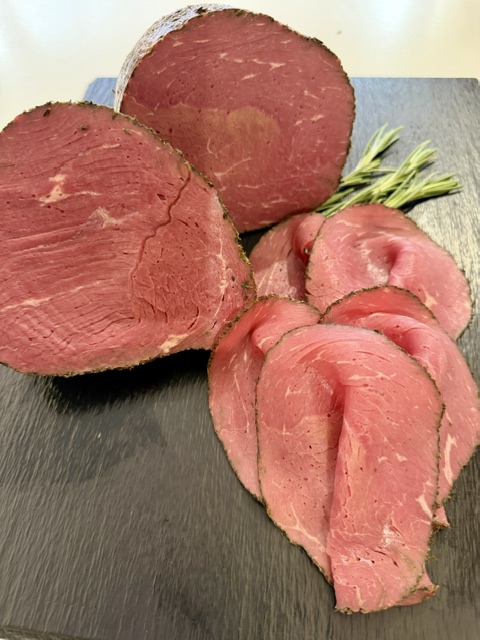 Pastrami - Rinderbrust gegart - 100 g geschnitten