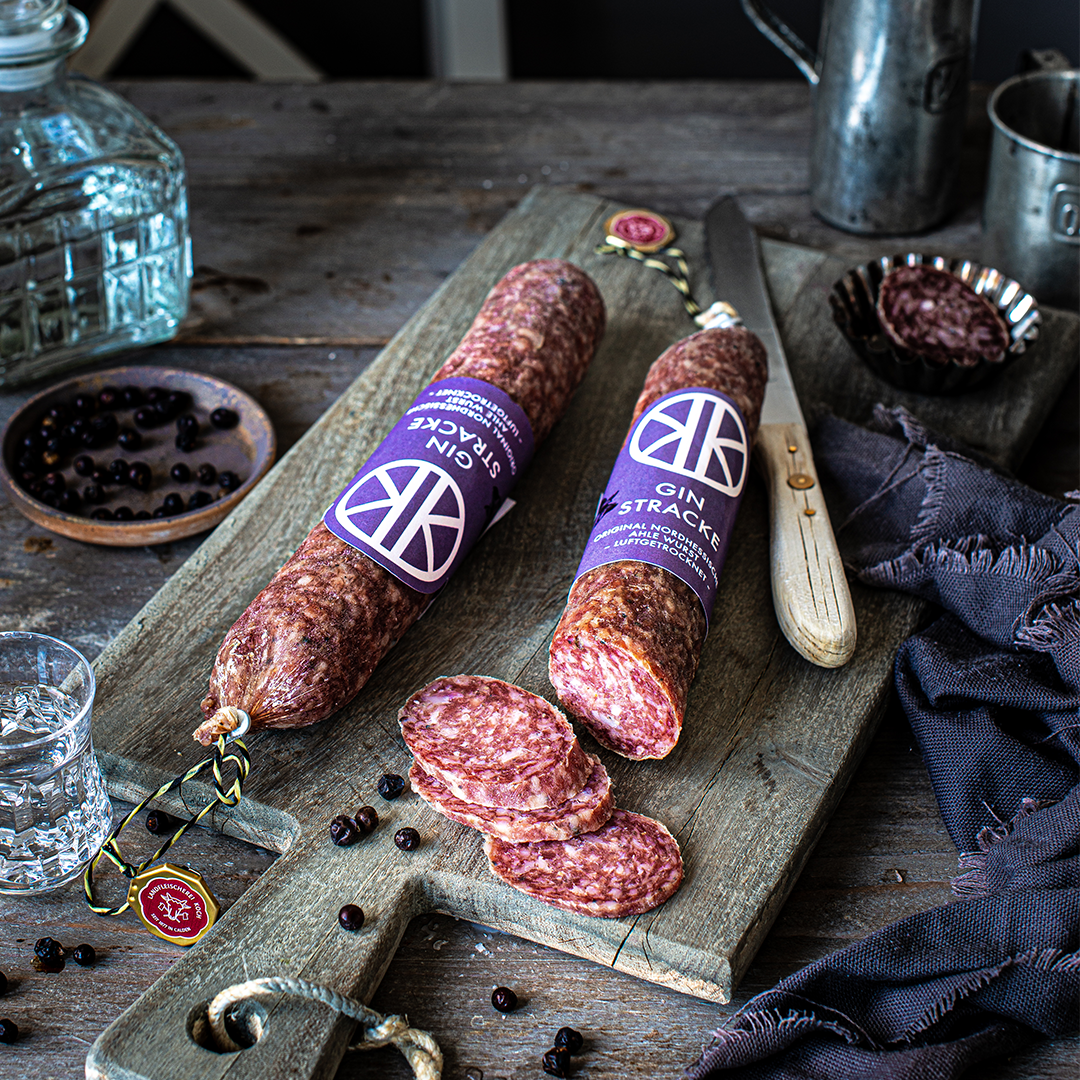 kk_GinStracke Gin-Stracke – Ahle Wurst naturgereift mit Gin