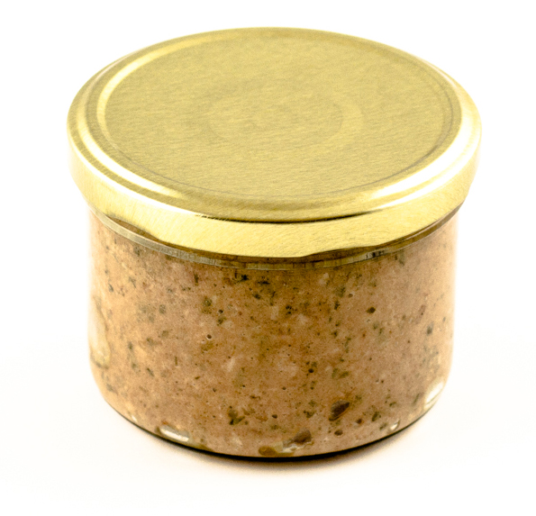 IMG_104 Ardenner Paté – Delikatess-Streichleberwurst mit frischen Kräutern 160g-Glas